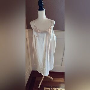Satin Ivory  nightgown Dress